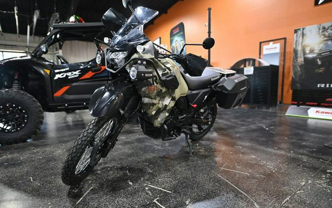 2026 Kawasaki KLR650 Adventure ABS Cypher Camo Beige