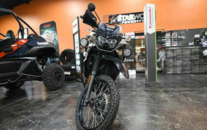 2026 Kawasaki KLR650 Adventure ABS Cypher Camo Beige