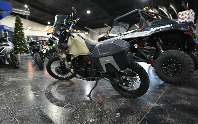2026 Kawasaki KLR650 Adventure ABS Cypher Camo Beige