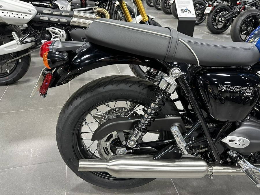 2023 Triumph Bonneville T100 Chrome Edition Cobalt Blue