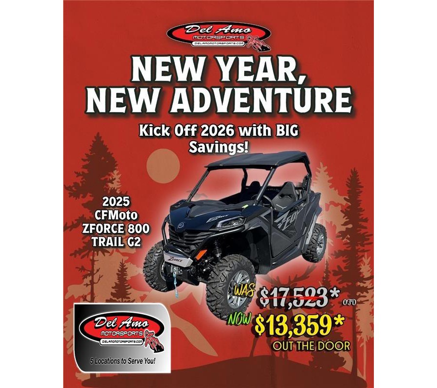 2025 CFMOTO ZFORCE 800 TRAIL G2