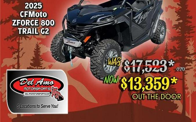 2025 CFMOTO ZFORCE 800 TRAIL G2
