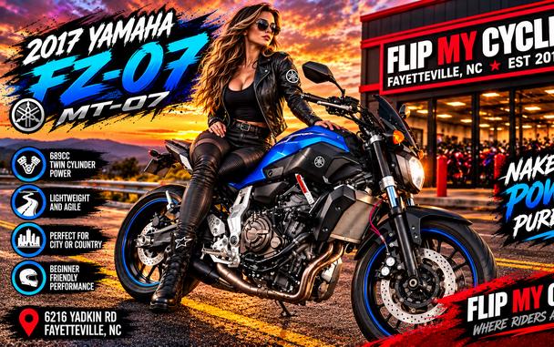 2017 YAMAHA FZ07 - F013314