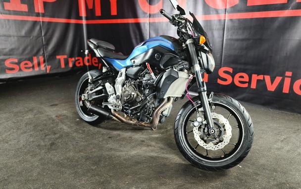 2017 YAMAHA FZ07 - F013314