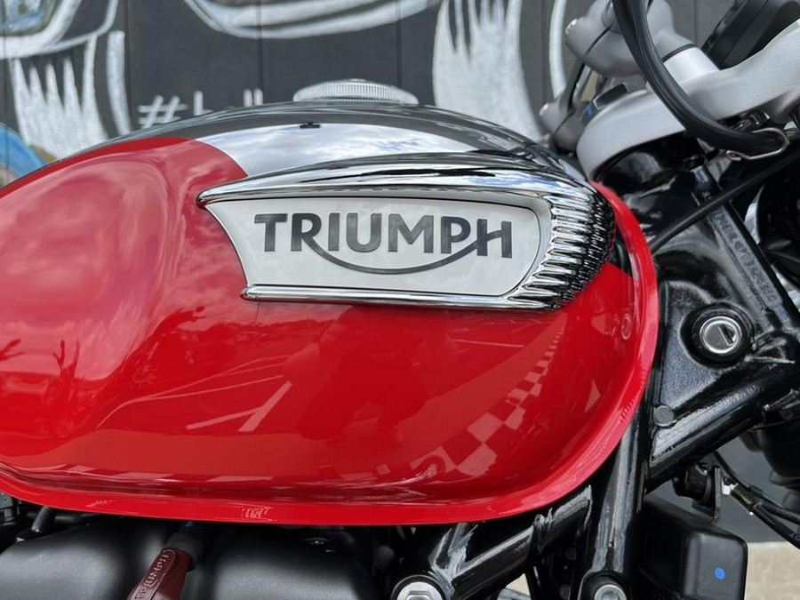 2023 Triumph Bonneville Speedmaster Chrome Edition Diablo Red