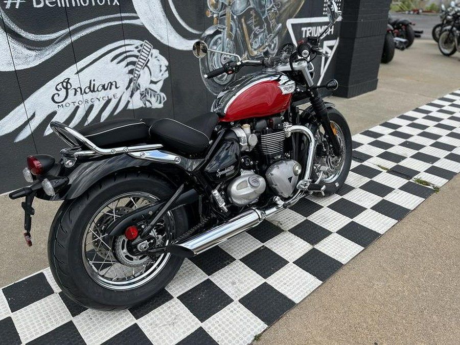 2023 Triumph Bonneville Speedmaster Chrome Edition Diablo Red