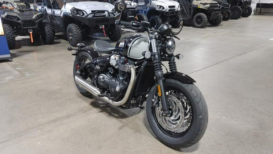 2024 Triumph Bonneville Bobber Jet Black/Ash Gray