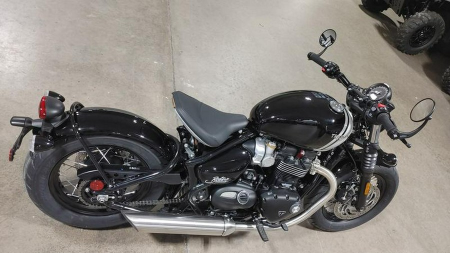 2024 Triumph Bonneville Bobber Jet Black/Ash Gray