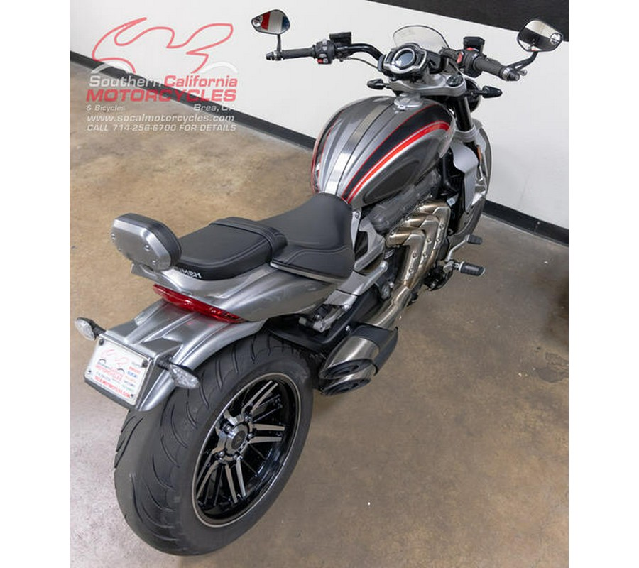 2020 Triumph Rocket 3 GT Silver Ice and Storm Grey