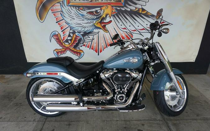 2024 Harley-Davidson Fat Boy 114 Sharkskin Blue