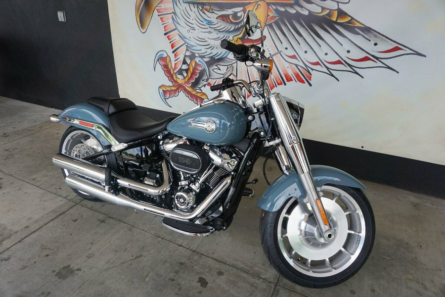 2024 Harley-Davidson Fat Boy 114 Sharkskin Blue