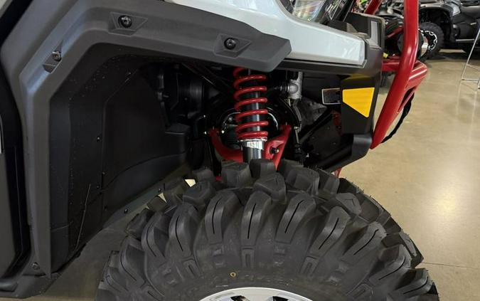 2025 Can-Am® Defender X mr with Half-Doors HD10 Hyper Silver & Legion Red