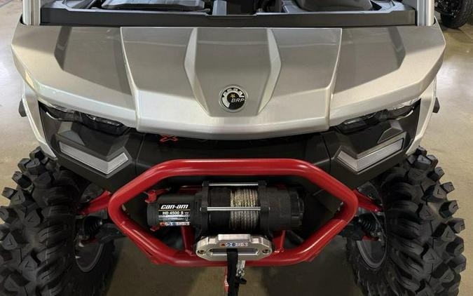 2025 Can-Am® Defender X mr with Half-Doors HD10 Hyper Silver & Legion Red