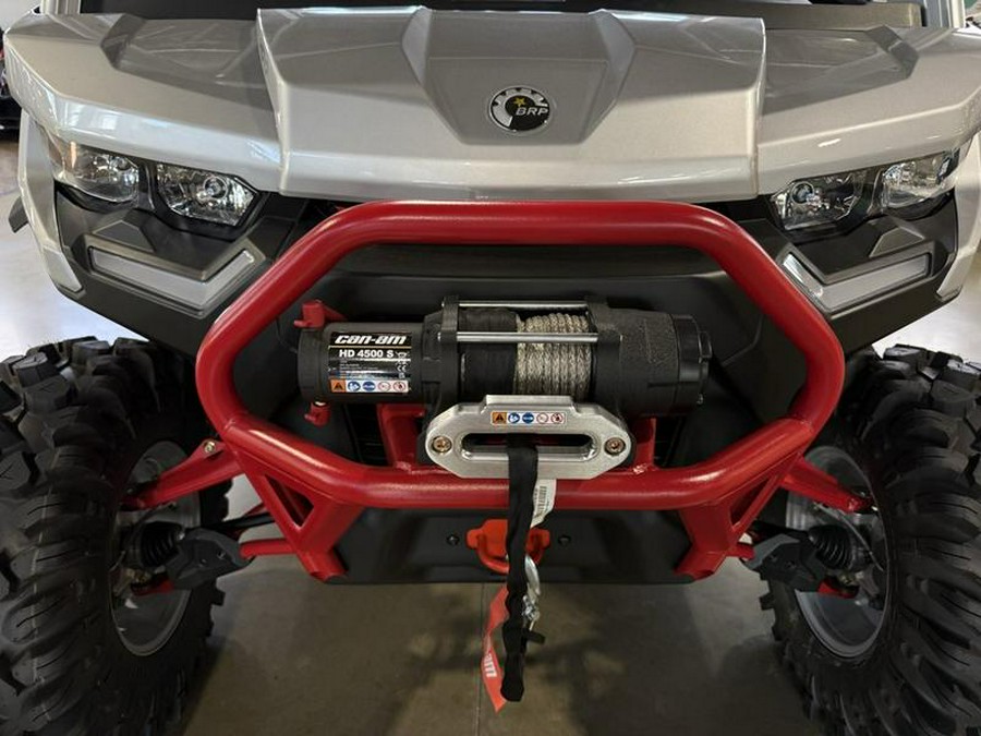 2025 Can-Am® Defender X mr with Half-Doors HD10 Hyper Silver & Legion Red