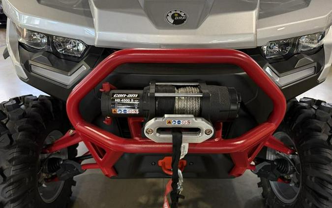 2025 Can-Am® Defender X mr with Half-Doors HD10 Hyper Silver & Legion Red