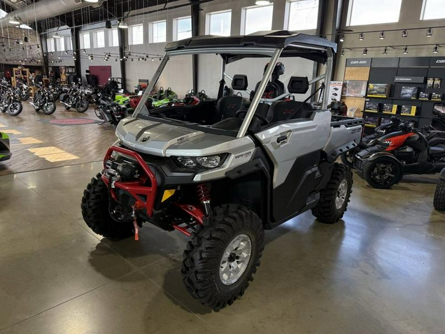 2025 Can-Am® Defender X mr with Half-Doors HD10 Hyper Silver & Legion Red