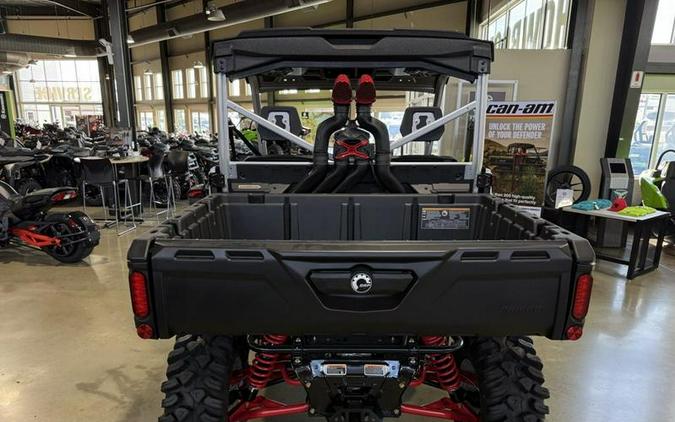 2025 Can-Am® Defender X mr with Half-Doors HD10 Hyper Silver & Legion Red