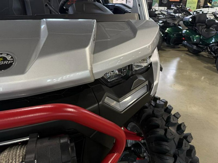 2025 Can-Am® Defender X mr with Half-Doors HD10 Hyper Silver & Legion Red