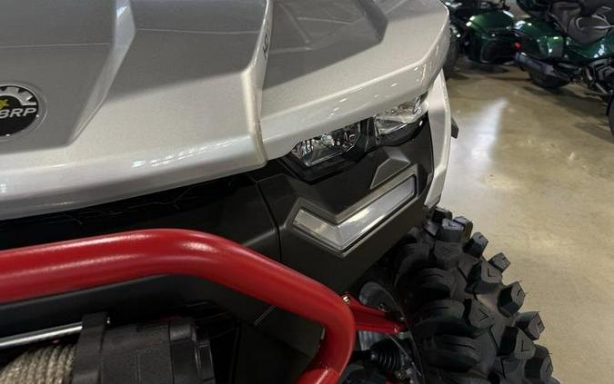 2025 Can-Am® Defender X mr with Half-Doors HD10 Hyper Silver & Legion Red