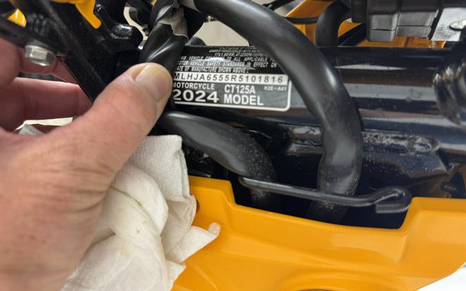 2024 Honda Trail125 CT125A Turmeric Yellow - 101816