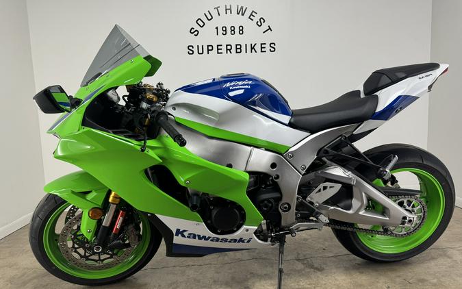 2024 Kawasaki Ninja ZX-10R 40th Anniversary Edition ABS Lime Green/Pearl Crystal White/Blue - 012331