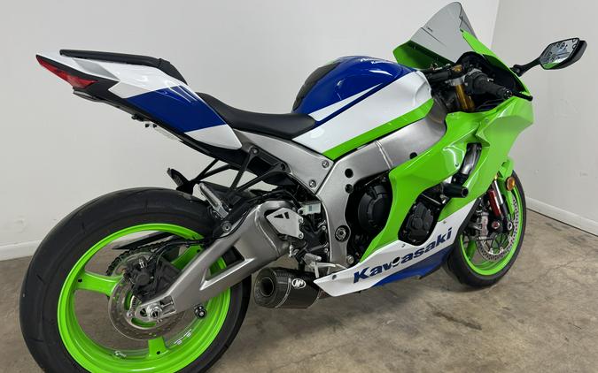 2024 Kawasaki Ninja ZX-10R 40th Anniversary Edition ABS Lime Green/Pearl Crystal White/Blue - 012331