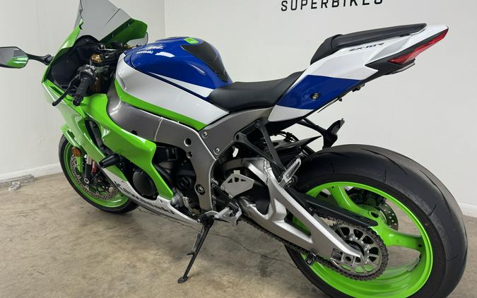 2024 Kawasaki Ninja ZX-10R 40th Anniversary Edition ABS Lime Green/Pearl Crystal White/Blue - 012331