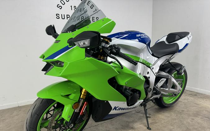 2024 Kawasaki Ninja ZX-10R 40th Anniversary Edition ABS Lime Green/Pearl Crystal White/Blue - 012331