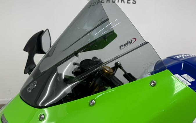 2024 Kawasaki Ninja ZX-10R 40th Anniversary Edition ABS Lime Green/Pearl Crystal White/Blue - 012331