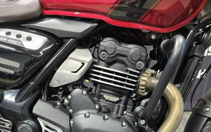 2024 Triumph Scrambler 400 X Phantom Black / Silver Ice