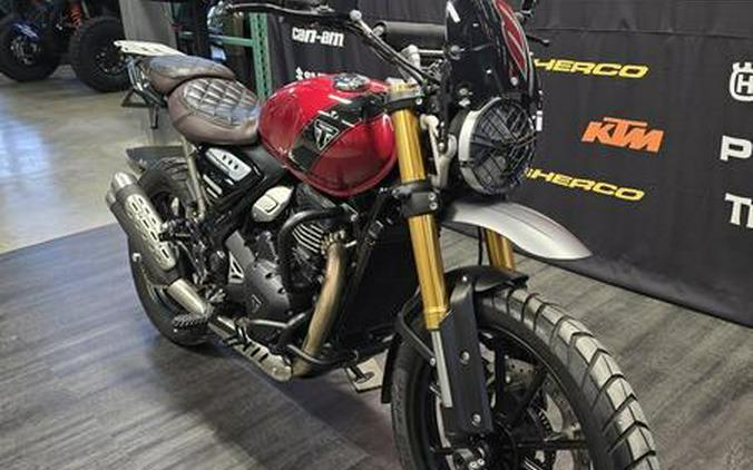 2024 Triumph Scrambler 400 X Phantom Black / Silver Ice