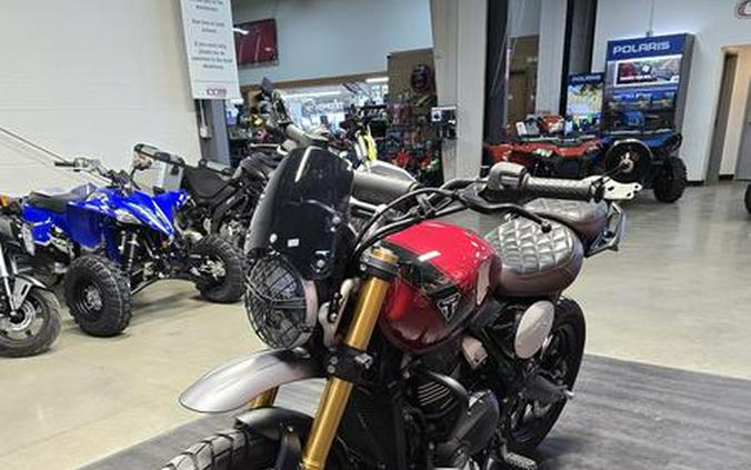 2024 Triumph Scrambler 400 X Phantom Black / Silver Ice