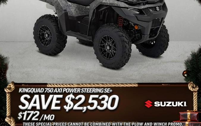 2025 Suzuki KingQuad 750 AXi Power Steering SE+
