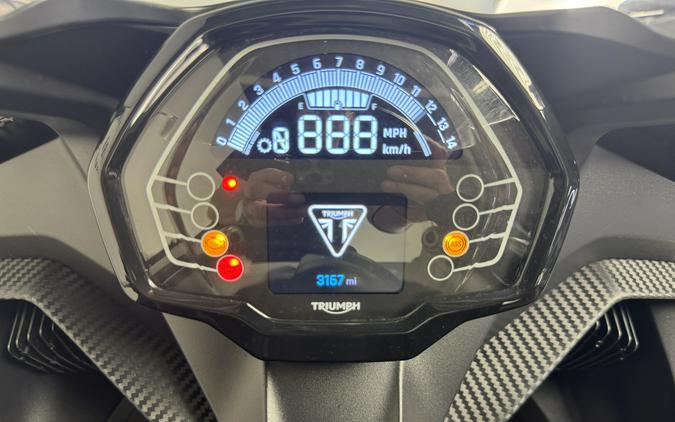 2025 Triumph DAYTONA 660 Satin Granite / Satin Jet Black - BU0096