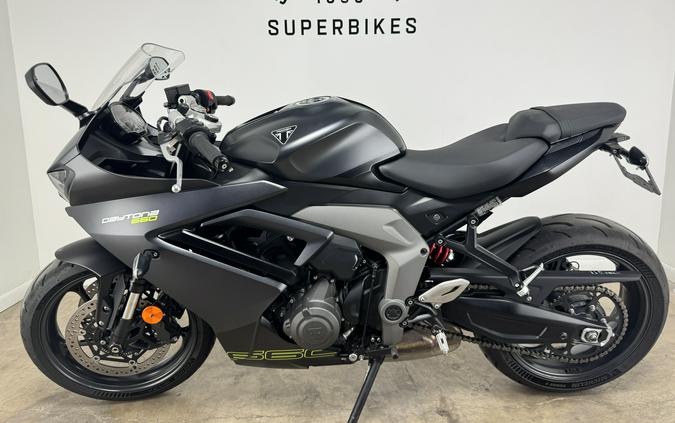 2025 Triumph DAYTONA 660 Satin Granite / Satin Jet Black - BU0096
