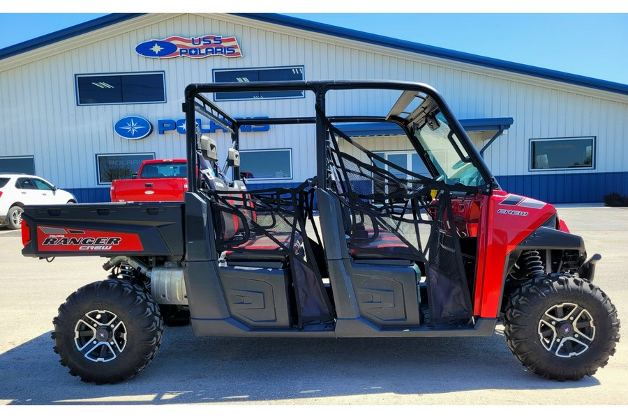 2015 Polaris Industries RANGER CREW® 900-6 EPS - Sunset Red