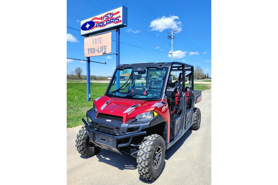 2015 Polaris Industries RANGER CREW® 900-6 EPS - Sunset Red