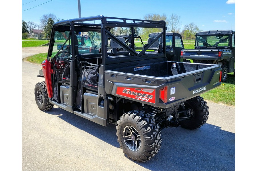 2015 Polaris Industries RANGER CREW® 900-6 EPS - Sunset Red