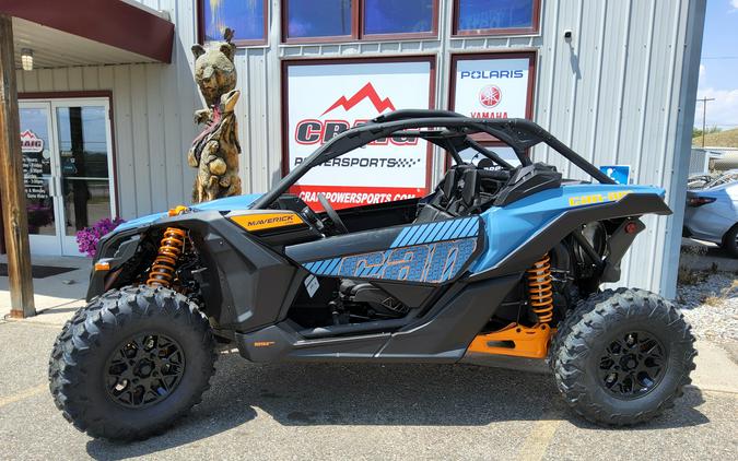 2026 Can-Am MAVERICK X3 DS TURBO Scandi Blue/Orange Crush - BU3977