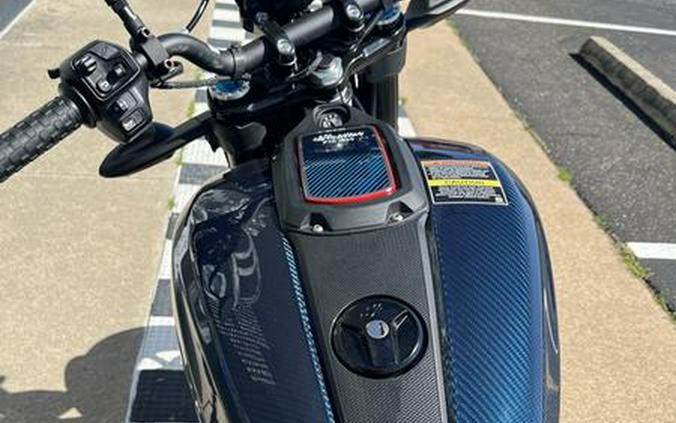 2024 Indian Motorcycle® FTR x 100% R Carbon Blue Candy Carbon