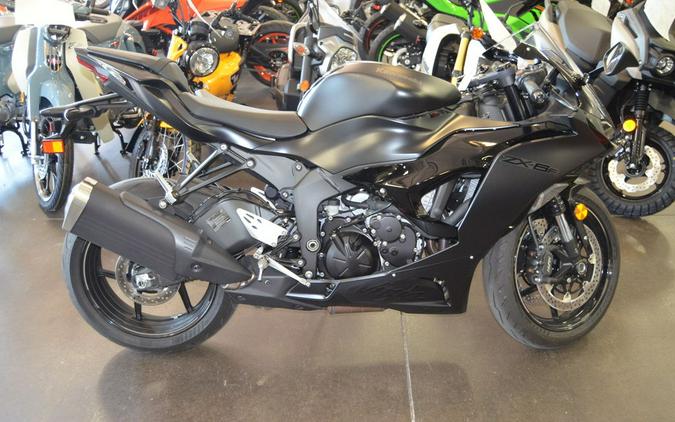 2024 Kawasaki Ninja® ZX™-6R Metallic Flat Spark Black/Ebony