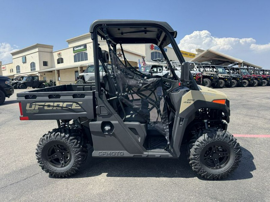 New 2024 CFMOTO UFORCE 600 DESERT TAN