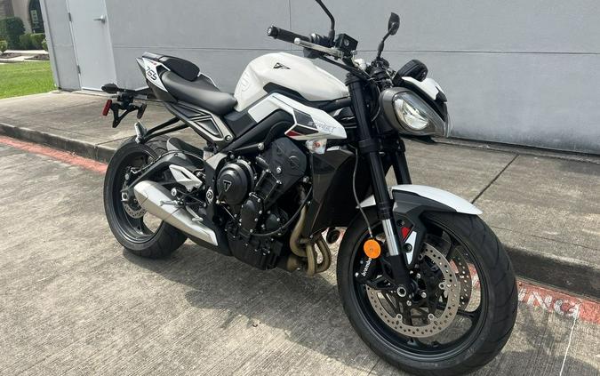 2024 Triumph Street Triple 765 R Crystal White