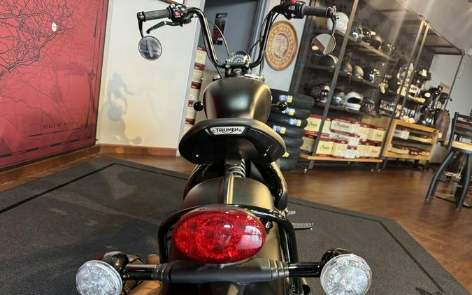 2018 Triumph Bonneville Bobber Black Matt Jet Black