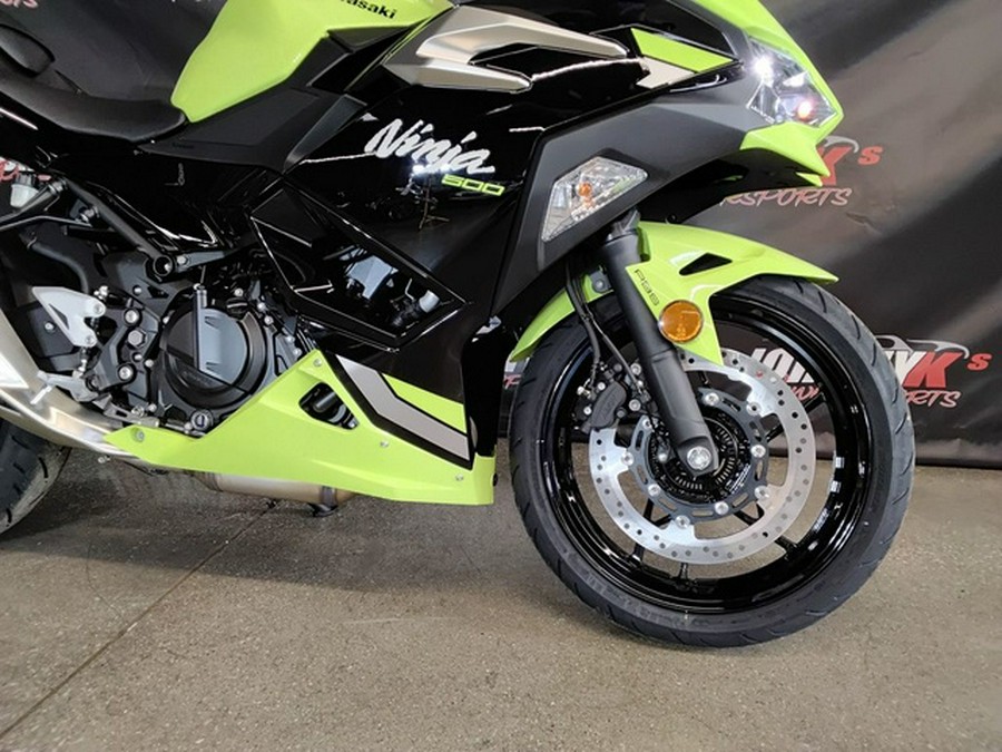2026 Kawasaki Ninja 500 ABS Metallic Flat Spark Black