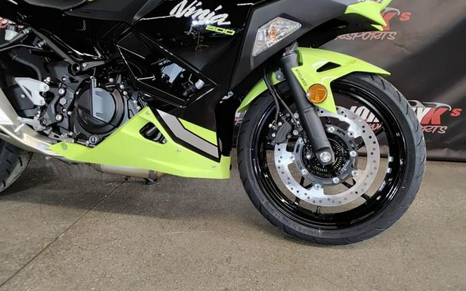 2026 Kawasaki Ninja 500 ABS Metallic Flat Spark Black