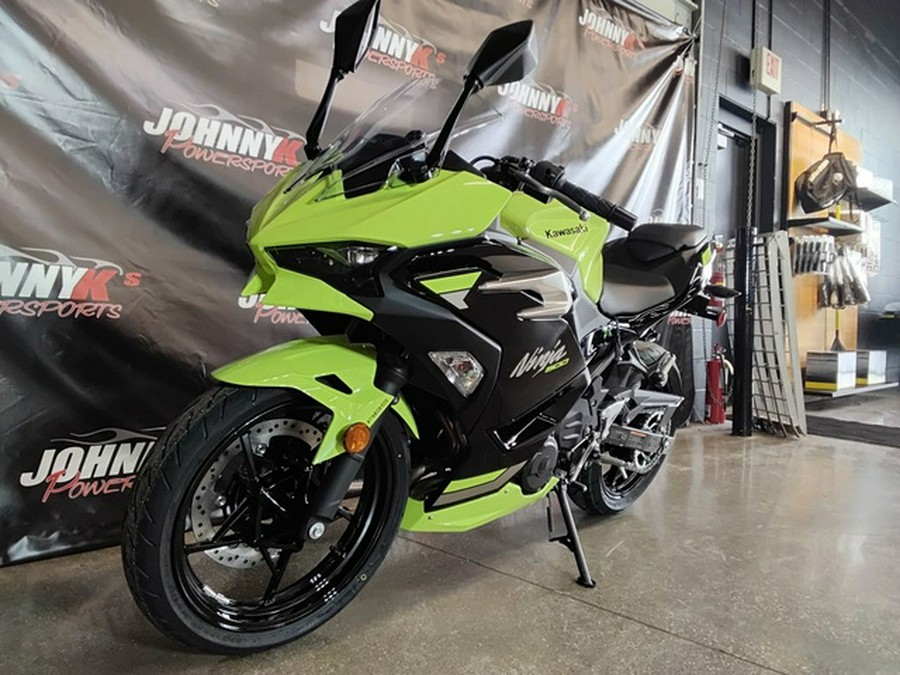 2026 Kawasaki Ninja 500 ABS Metallic Flat Spark Black