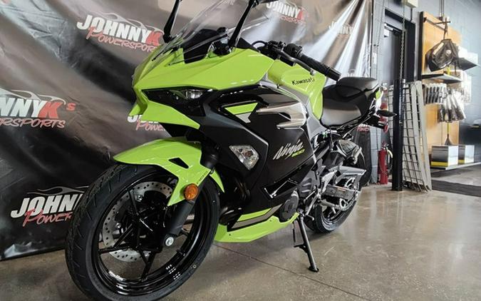 2026 Kawasaki Ninja 500 ABS Metallic Flat Spark Black