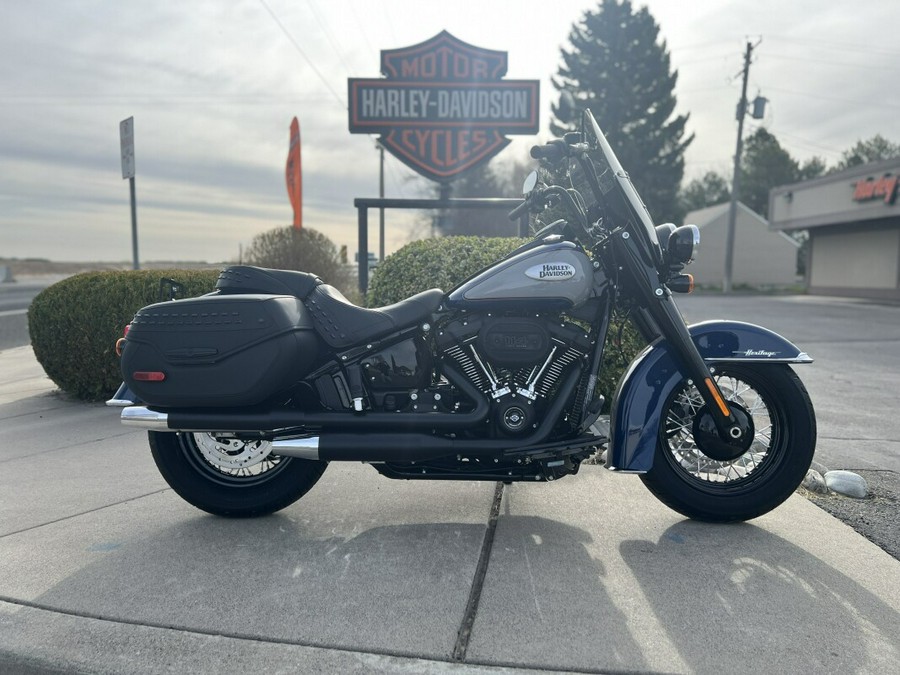 2023 Harley-Davidson Heritage Classic Billiard Blue/Billiard Gray – Black Finish