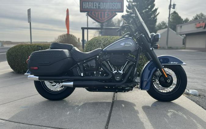 2023 Harley-Davidson Heritage Classic Billiard Blue/Billiard Gray – Black Finish